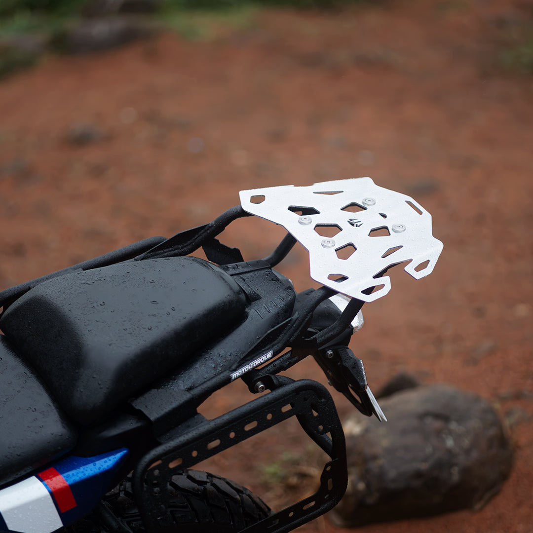 BACK CARRIER WITH ALUMINIUM TOP PLATE FOR BMW F450 GS - Image 2