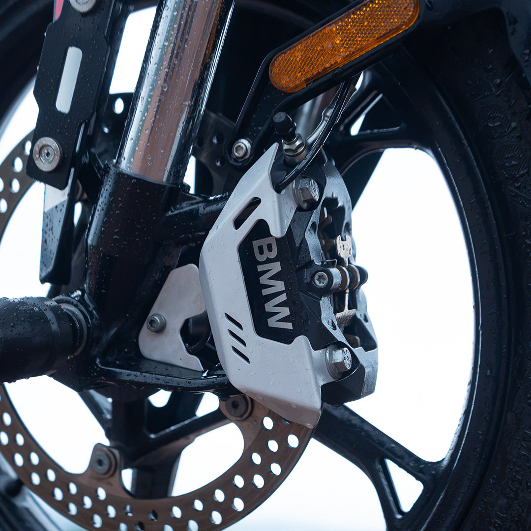 CALIPER GUARD WITH ABS SENSOR GUARD ALUMINIUM FOR BMW F450 GS - Image 3