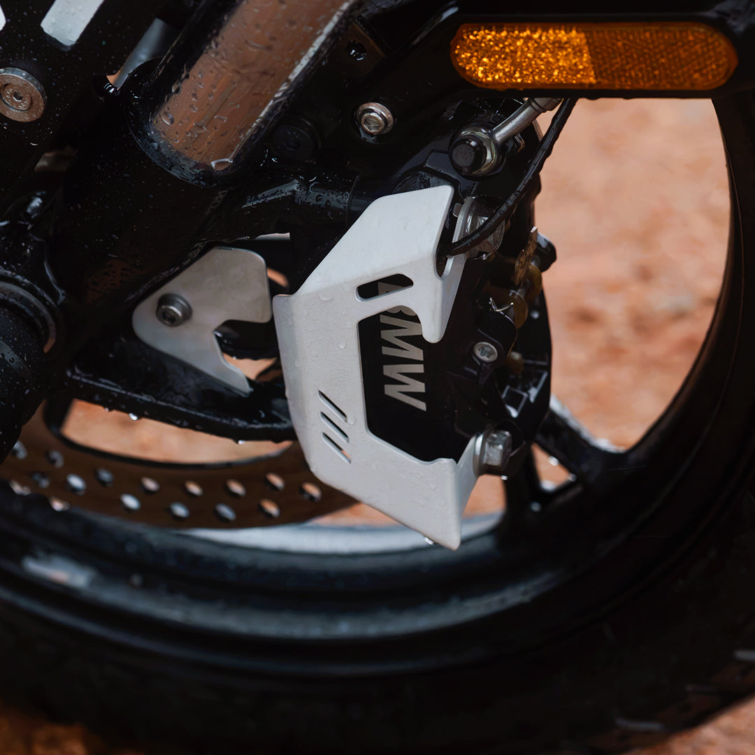 CALIPER GUARD WITH ABS SENSOR GUARD ALUMINIUM FOR BMW F450 GS - Image 2