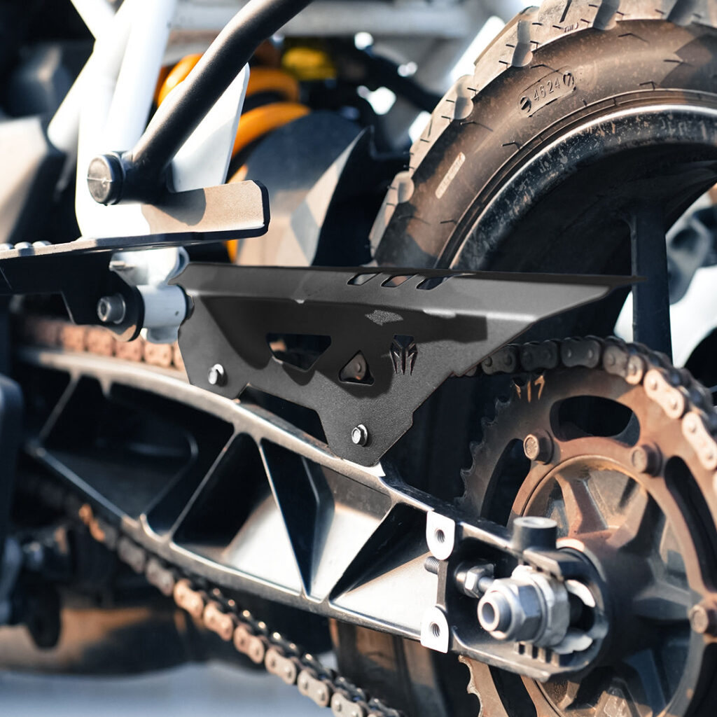 CHAIN GUARD (BLACK) FOR TVS APACHE RTX 300