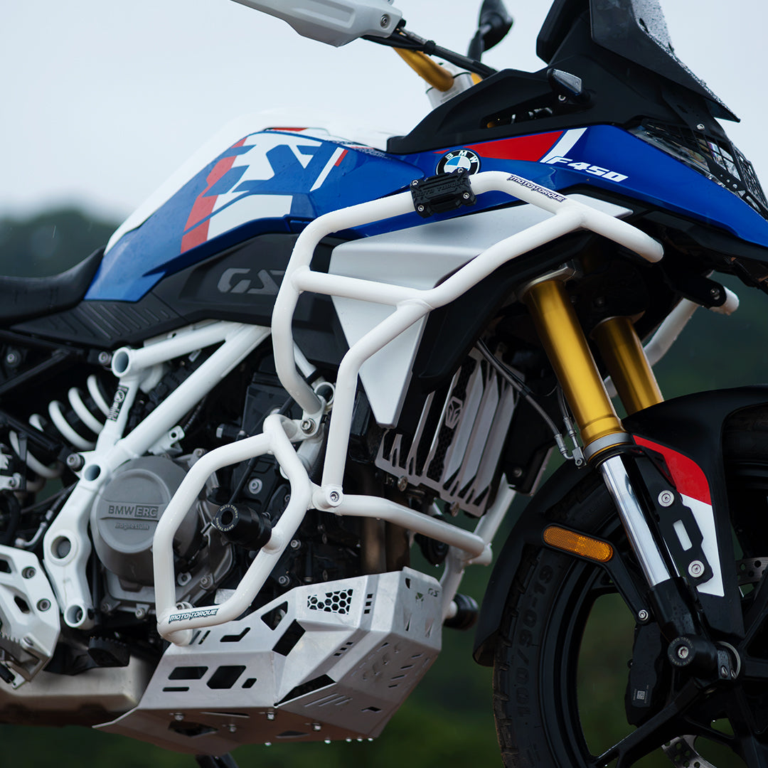 APEX CRASH GUARD(WHITE) FOR BMW F450 GS - Image 2