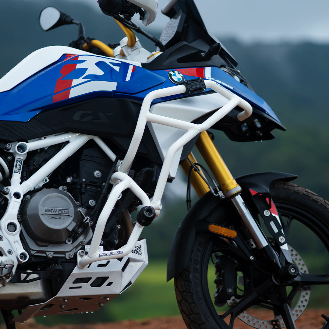 APEX CRASH GUARD(WHITE) FOR BMW F450 GS - Image 3