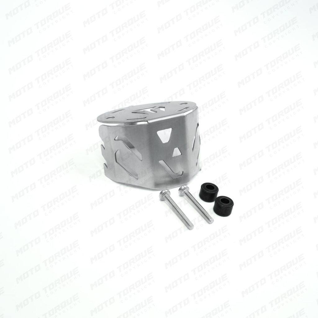 FRONT MASTER CYLINDER GUARD (SS) FOR BEAR 650/INTERCEPTOR 650 (OVAL)
