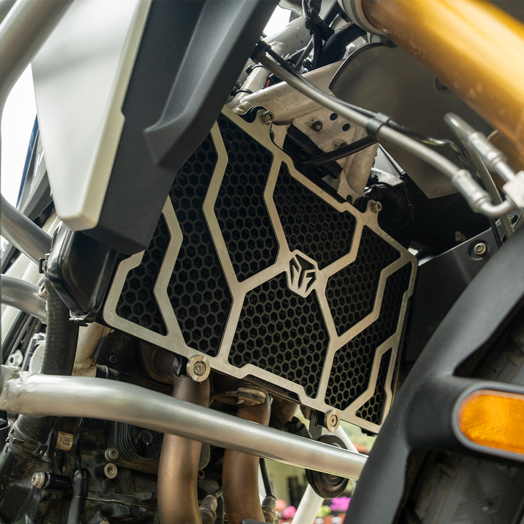 RADIATOR GUARD SPYDER ALUMINIUM + MS COMBO FOR BMW F450 GS - Image 4