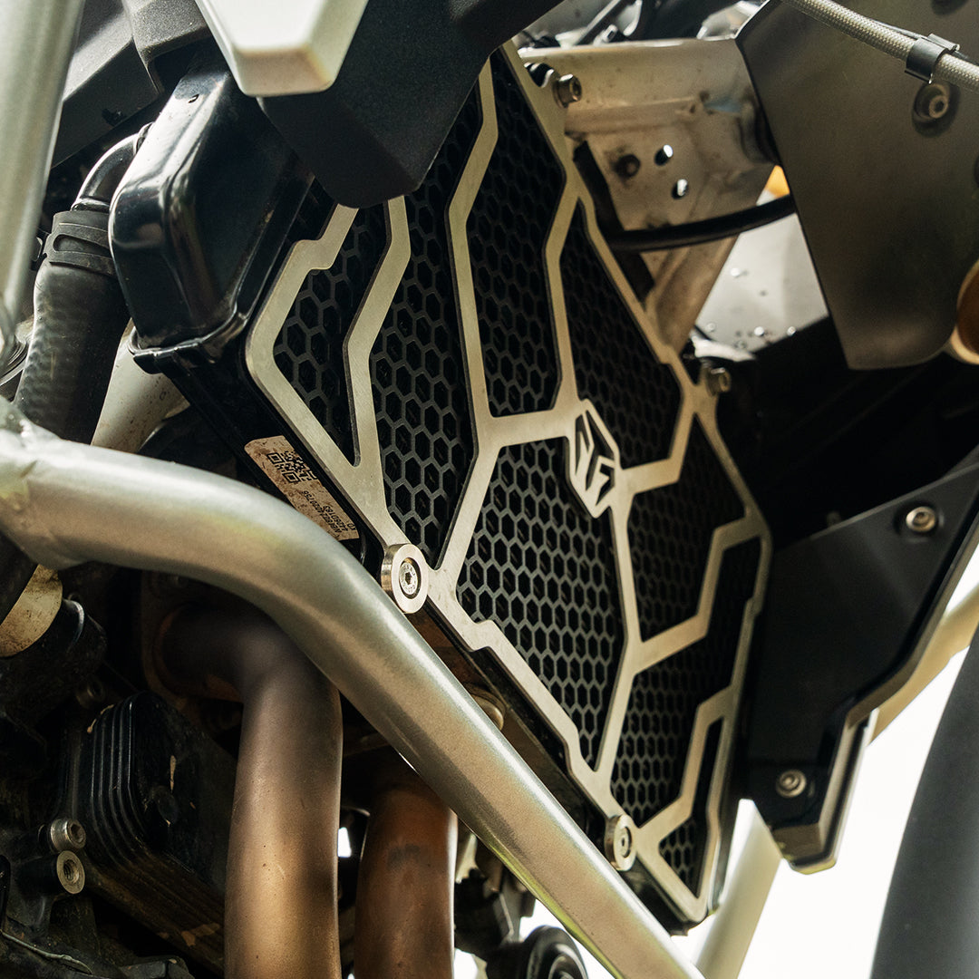 RADIATOR GUARD SPYDER ALUMINIUM + MS COMBO FOR BMW F450 GS - Image 3