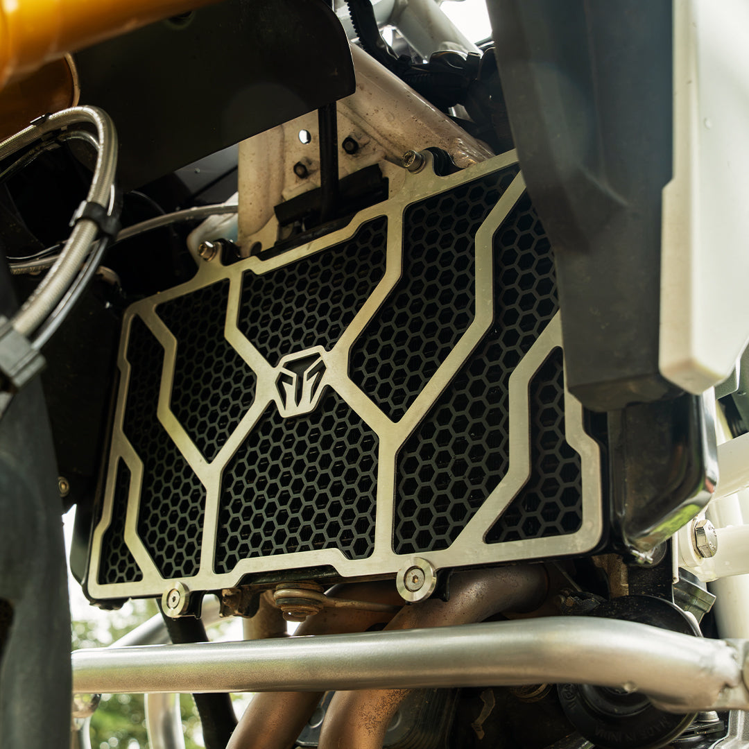 RADIATOR GUARD SPYDER ALUMINIUM + MS COMBO FOR BMW F450 GS - Image 2