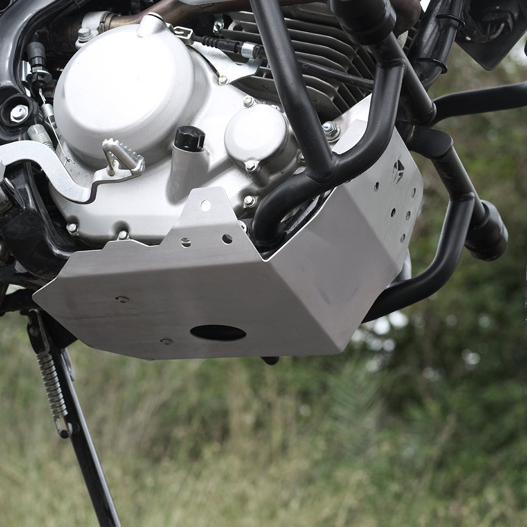SUMP GUARD ALUMINIUM v.1 FOR KAWASAKI KLX 230 COMPATIBLE ONLY WITH MOTO TORQUE CRASH GUARD - Image 2