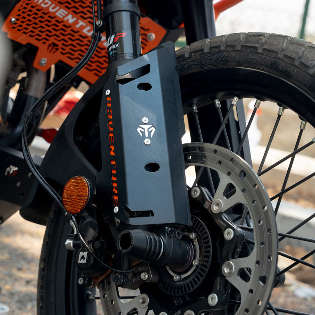 FORK PROTECTORS METAL -BLACK FOR 2025 FOR KTM 390 Adventure/Adventure X