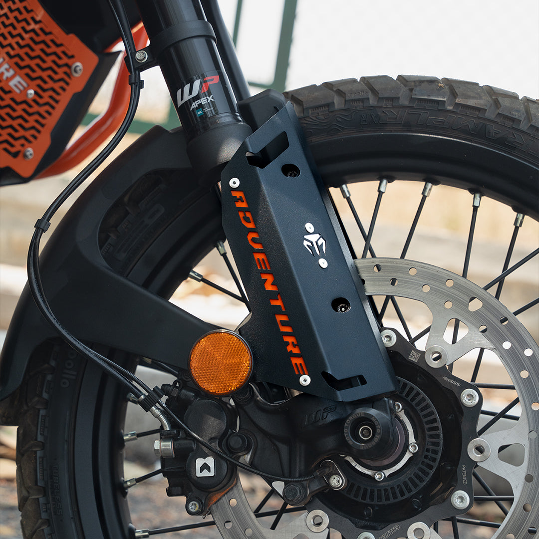 FORK PROTECTORS METAL -BLACK FOR 2025 FOR KTM 390 Adventure/Adventure X - Image 2